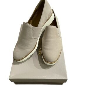 Franco Sarto Women’s Beige Slip-On Loafers